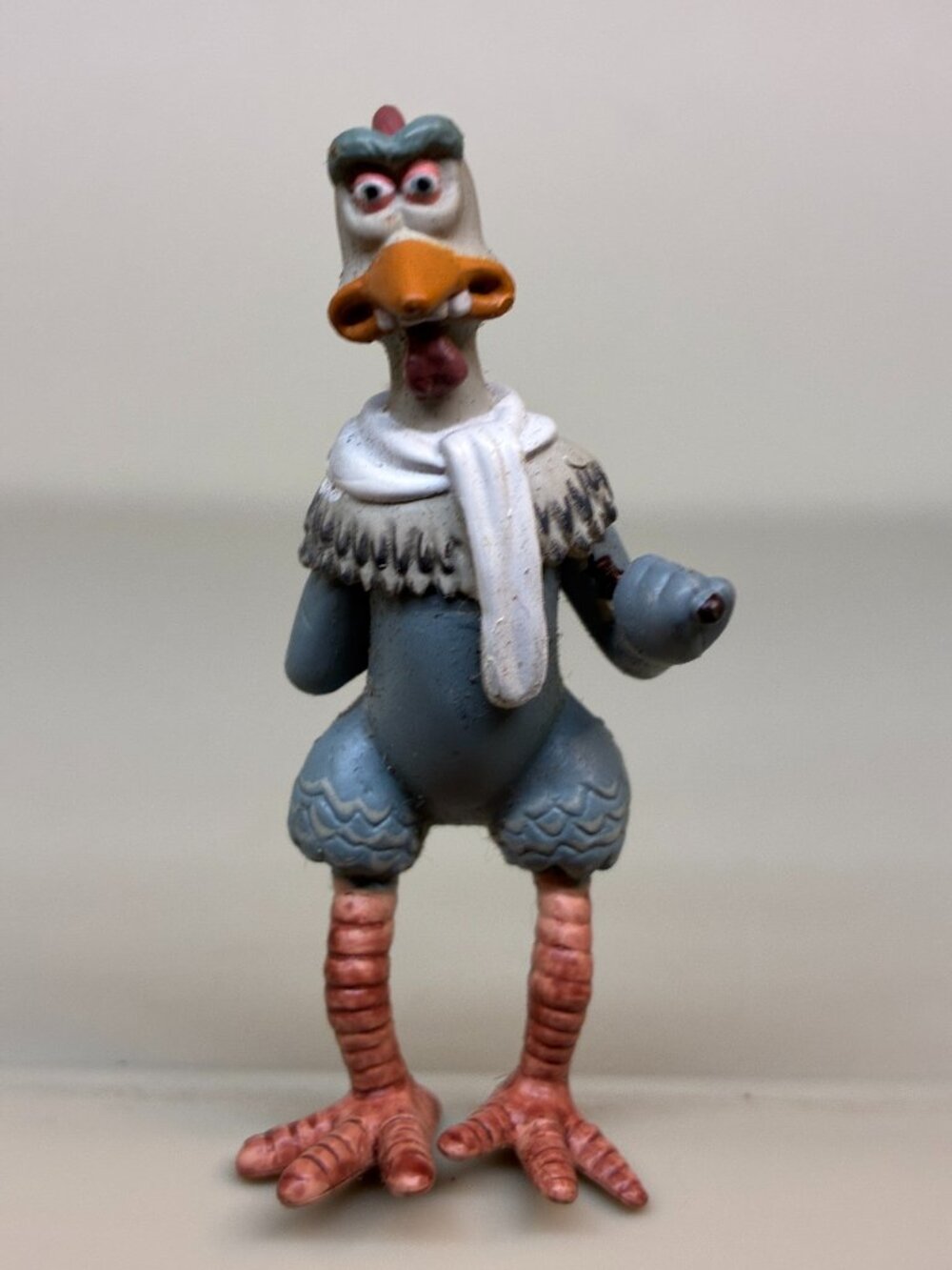 Vintage 2000 Playmates Chicken Run Fowler 2” Mini Figure DreamWorks Aardman Toy